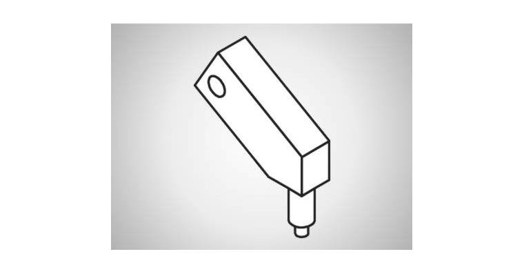 Umlenkelement, lang, 0°-L15-Typ C