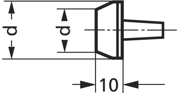 Messkegel 817 ks, Ø 14-20 mm