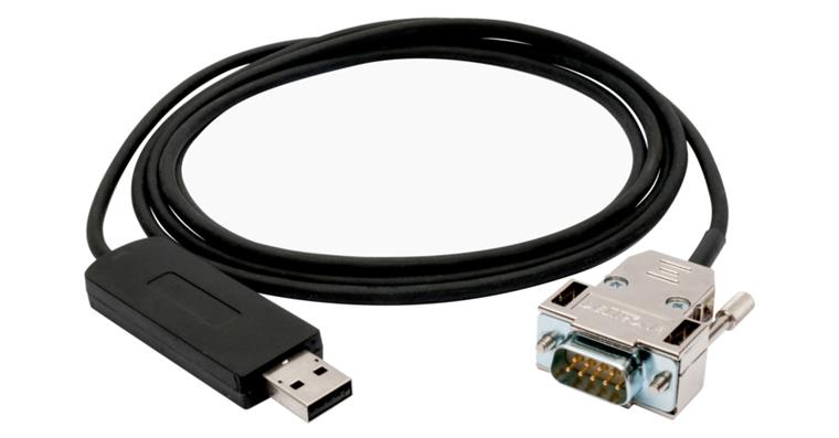 1001335843 TESA connection cable, RS232 (Sub D) with USB plug