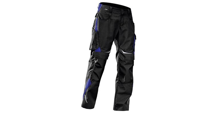 Damen-Bundhose PULSSCHLAG schwarz/kornblau Gr.40