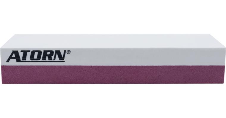 ATORN comb. bench stone, 200 x 50 x 25 mm, coarse/fine, corundum