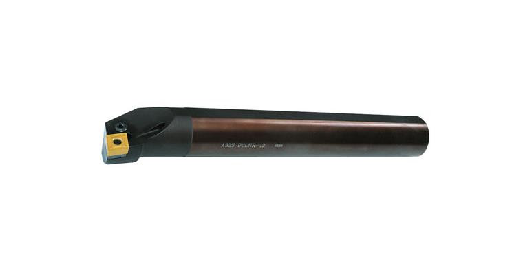 Boring bar w. cool ch. left neg. 0° t.a. 80° s.a. 95° f. sq. II A25S-PCLNL-12