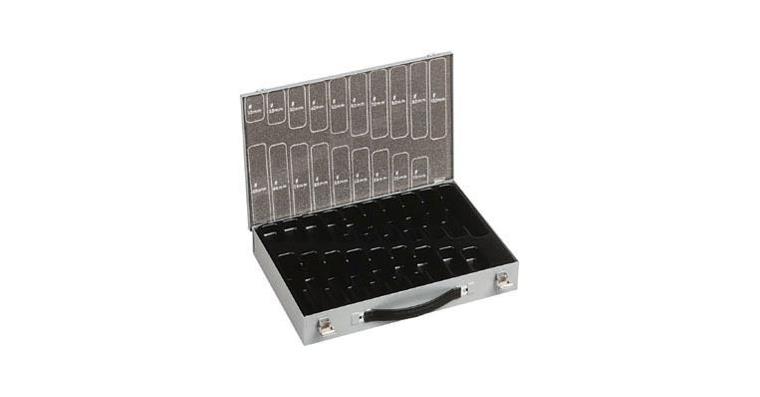 1010183101 Kassette, leer für max. 600 Spiralbohrer, 0,5-10mmØ, 0,5mm/stg, 325x225x50mm