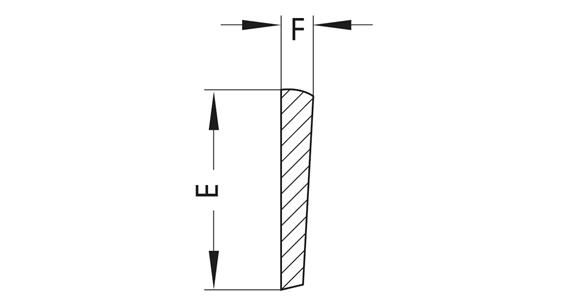Einstechmesser HSS Gütekl. F für Halter AI/IIa und AE Gr. F A 2,65