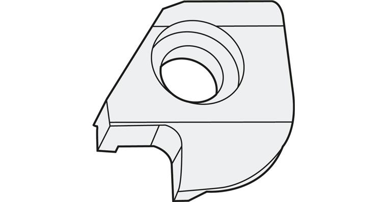 Adjustable clamp for ins. holder MVJNR/L cat. no. 18464-18465