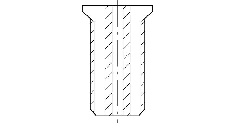 Gewindebuchse (18472 723) für ISO-Wendeplatten-Klemmhalter