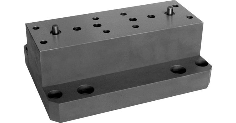 Substructure jaw width=60 mm f. mech. cen. clamp. device MZE cat.no. 27591 105