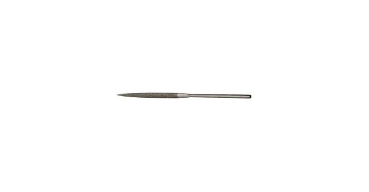 Diamond needle file, round, D126 medium, length 140 mm, shank dia. 3 mm