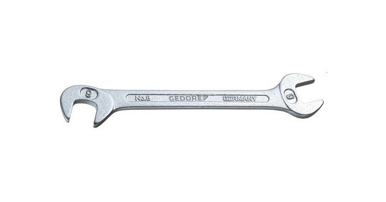Kleiner Doppelmaulschlüssel V34CrMo4-Stahl SW 10x10 mm