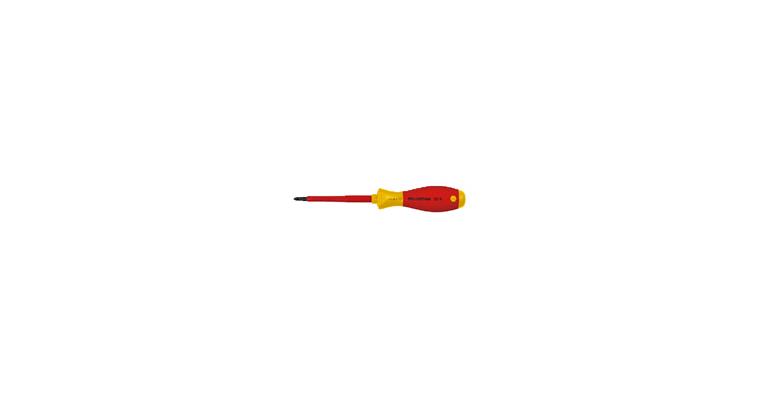 1052450102 VDE-Elektriker-Kreuzschlitz-Schraubendreher SoftFinish-Griff PH 2x100 mm