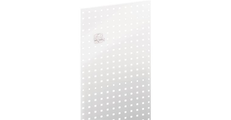 RasterPlan Lochplatte Stahlblech 1,25 mm RAL 7035 lichtgrau BxH 2000x450mm