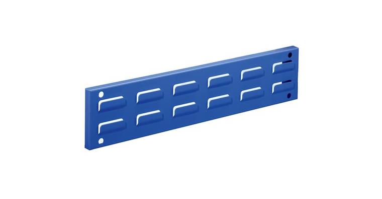 1082487202 Wandschiene für Schlitzplatte LxH = 920x100mm RAL 5012