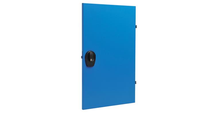 Hinged door 1 piece cabinet width 555mm useful height 900mm RAL 5010