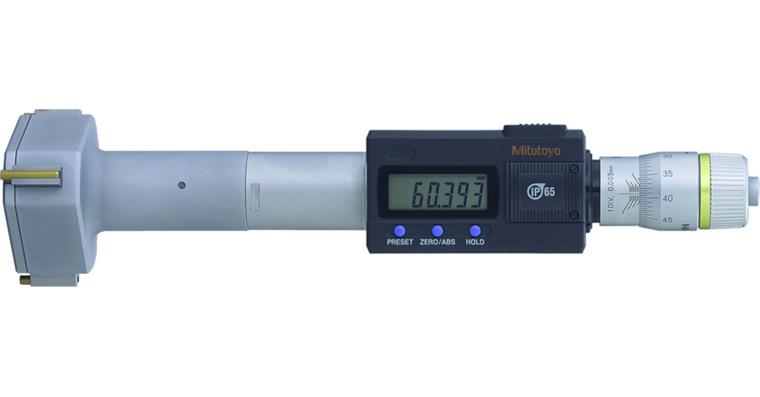 Innenmessschraube 3-Punkt Digital 62-75 mm IP65 Ti-Legierung