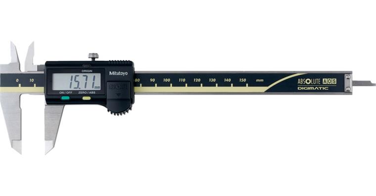 Messschieber IP40 digital 150mm, ohne Datenausgang, flach