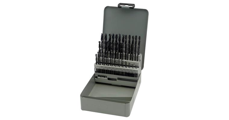 HHW twist drill bit set DIN 338 HSS type N dia. 1-6.0 mm in box