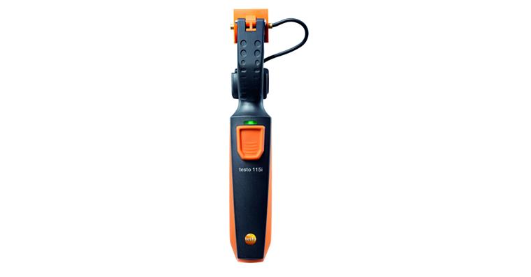 Clamp thermometer testo 115i with smartphone operation