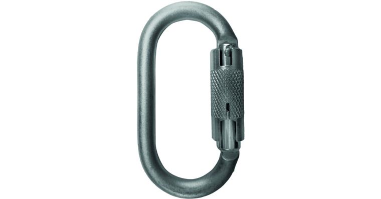 1002683022 Carabiner Ovalsteel Twistlock opening width 20 mm breaking strength 22 kN