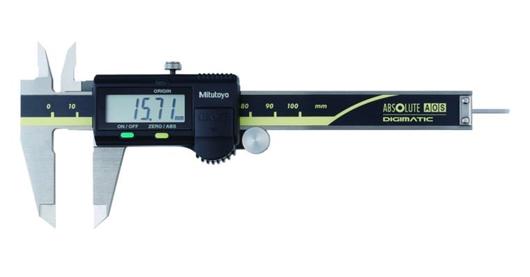 Digital ABS AOS callipers 0-100 mm round depth gauge drive roller