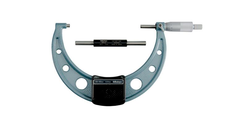 Bügelmessschraube leichte Ausführung Messbereich 75-100mm Ablesung 0,01mm