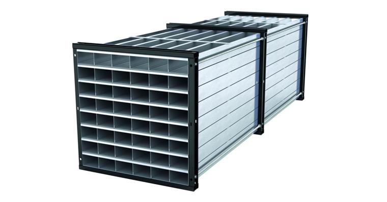 Honeycomb rack W 1,000 x D 3,000 x H 1,000 mm 48 compartments