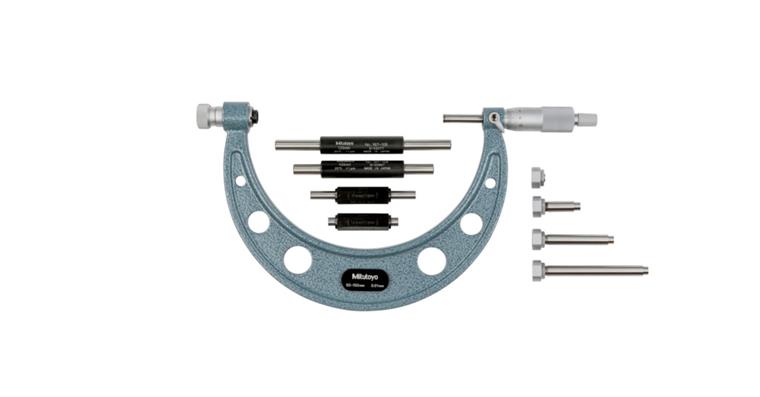 Bügelmessschraube mit wechselbarem Amboss 50-150 mm