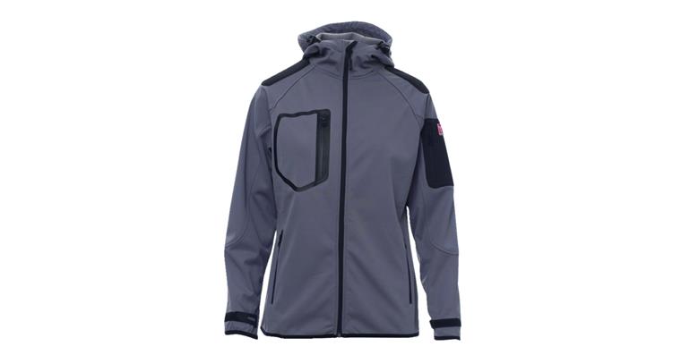 Ladies' softshell jacket Extreme steel grey size L
