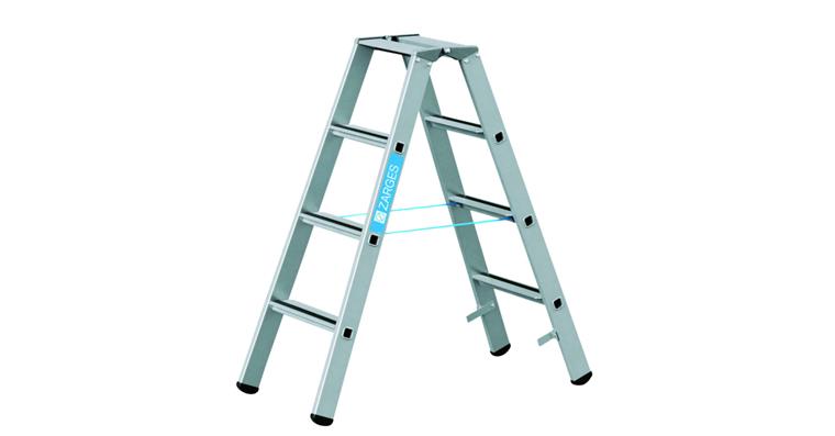 Step ladder 2x4 steps working height 2.55 m ladder length 1.15 m