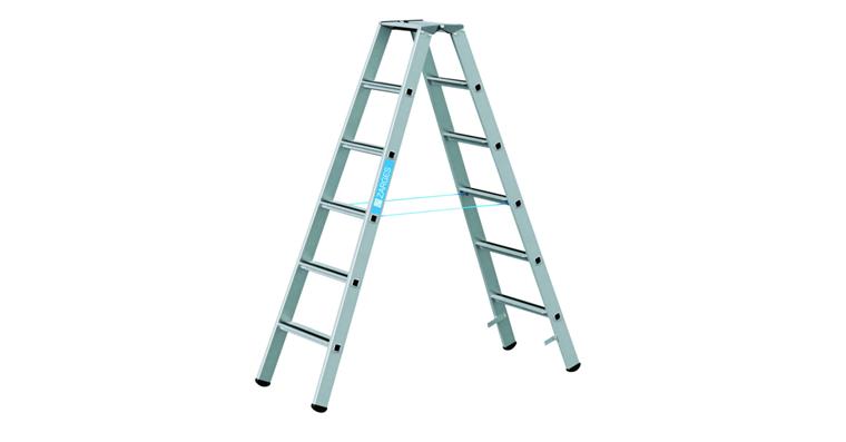 1085860204 Stufen-Stehleiter 2x6 Stufen Arbeitshöhe 3,05 m Leiterlänge 1,70 m