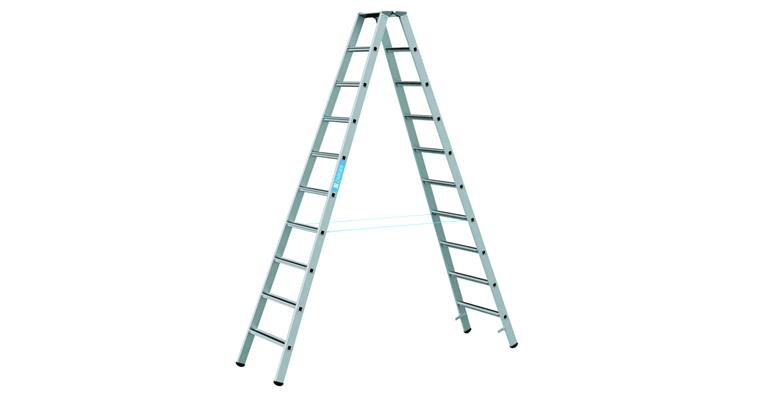 Step ladder 2x10 steps working height 4.15 m ladder length 2.83 m