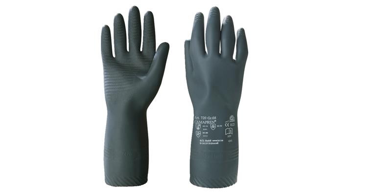 1002681631 Chemical protection glove pair Camapren 720 size 9