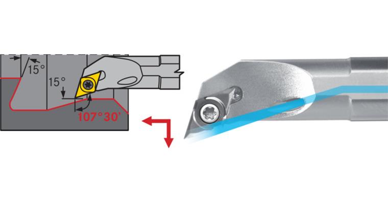 ATORN SDQC Bohrstange Stahl Positiv Links A 40 T SDQC R/L 11