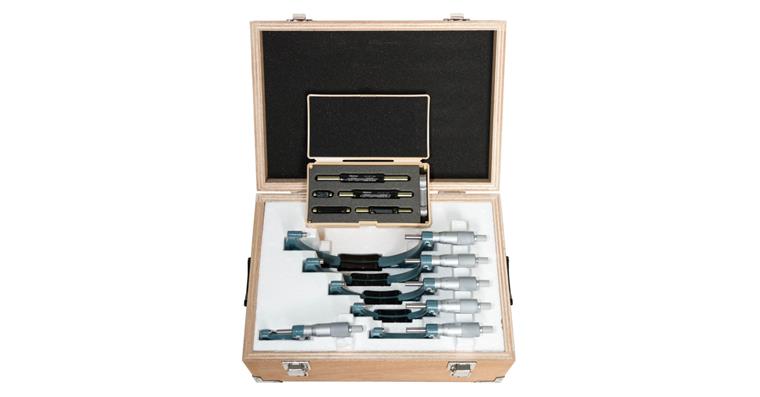 1001350804 Bügelmessschrauben Satz 6 teilig 150-300 mm