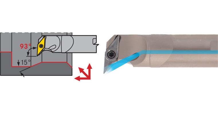 ATORN SVUC Bohrstange VHM Positiv Rechts E 25 S SVUC R/L 11