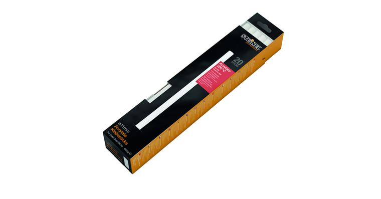 Glue sticks dia. 11 mm ACRYLATE pack of 20 pieces
