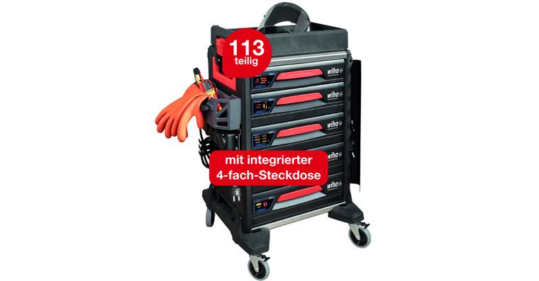 1062521101 eMobility workshop trolley set, 113 pcs VDE tools, 113 pcs
