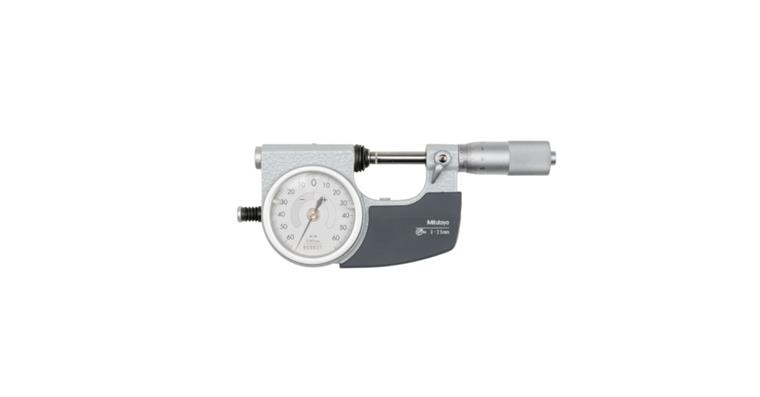 1001352356 IP54 precision pointer micrometer 0-25 mm, lifting device left