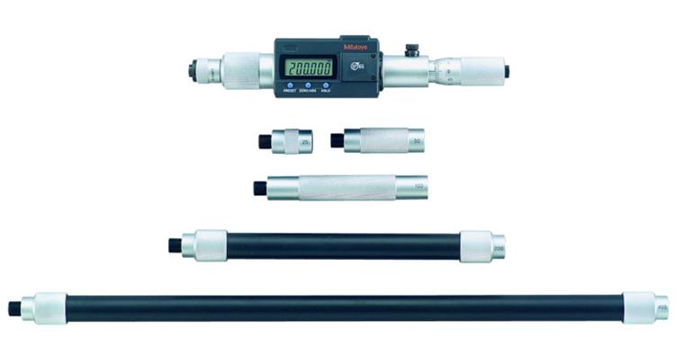 1001352108 2-Punkt-Innenmessschraube 200-1000 mm Hm mit Verlängerungen 6 teilig 25 mm Ø18mm