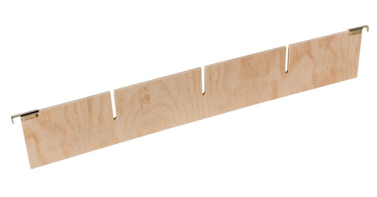 Mounting frame divider 1,154x190x12 mm lengthwise divider