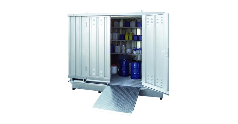 Sicherheitslagerhaus B2075xT1075xH2570mm für entzündbare Medien