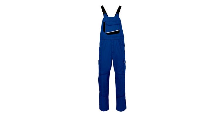 Latzhose IconiQ cotton kornblau/schwarz Gr. 62