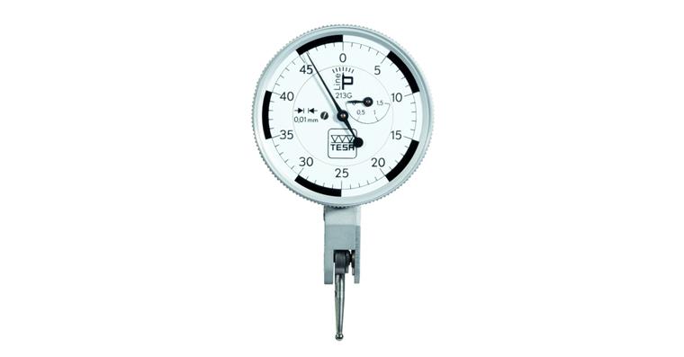 Fühlhebelmessgerät  P-LINE 213G, standard, 1,5 mm, 0,01 mm, Ø 40 mm