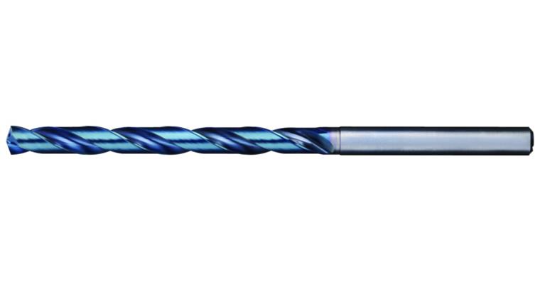 VHM-Spiralbohrer Aqua REVO DRILL 8xD mit IKZ DIN 6535 HA Ø 4,8 mm