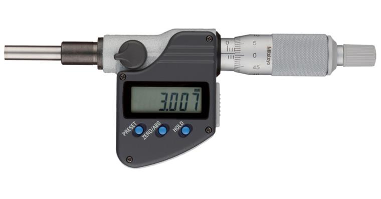 1001358343 Digital-Einbaumessschraube 0-25mm mit 10mm Einspannschaft 