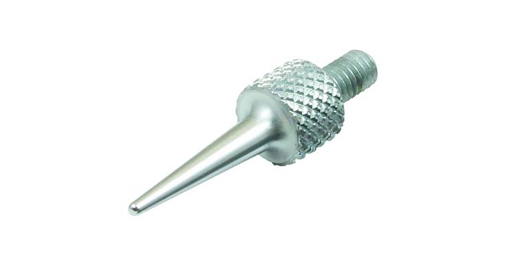 Nadelmesseinsatz für Messuhren, M2,5x0,45, SR0,4 x 25 mm, Stahl