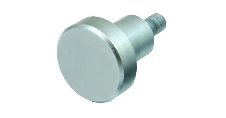 1001362882 Gauge slide flat for dial gauges, M2.5x0.45, dia. 10x10 mm, steel
