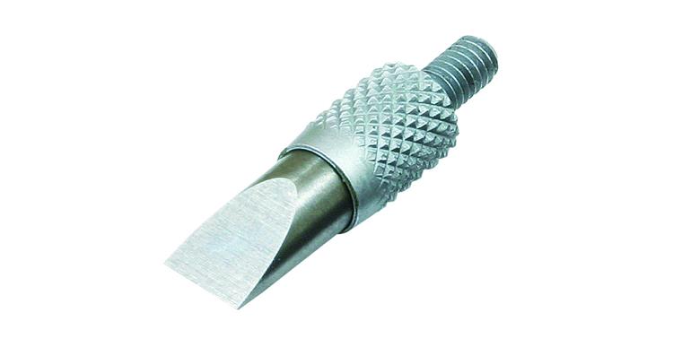 1001360312 Schneidenförmiger Messeinsatz für Messuhren, M2,5x0,45, Ø45x15 mm, Hartmetall