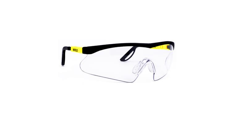 1002682704 Schutzbrille Alligator schwarz/gelb Scheibe klar