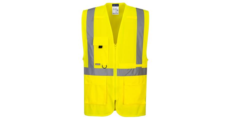 1002678345 Warnschutzweste C357 Executive leuchtgelb Gr. M