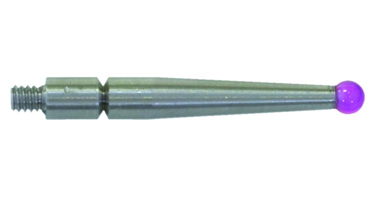 1001351909 Tastspitze für Fühlhebelmessgerät Rubin Ø 2 mm x 17,4 mm
